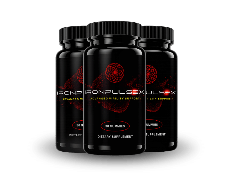 IronPulseX® advanced virility gummies — 3 bottle pack